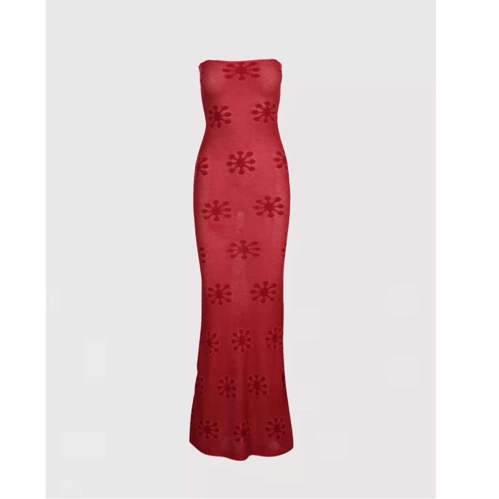Asta Resort Monica Dress Wine Size Medium